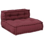 vidaXL Puf modular maro 70x70x54 material vidaXL Puf modular maro 70x70x54 material