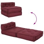 vidaXL Puf modular maro 70x70x54 material vidaXL Puf modular maro 70x70x54 material