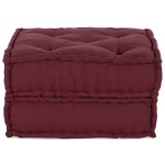 vidaXL Puf modular Maroon 70x70x36 țesătură vidaXL Puf modular Maroon 70x70x36 țesătură