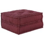 vidaXL Puf modular Maroon 70x70x36 țesătură vidaXL Puf modular Maroon 70x70x36 țesătură