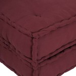 vidaXL Puf modular Maroon 70x70x36 țesătură vidaXL Puf modular Maroon 70x70x36 țesătură