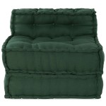 vidaXL Puf modular verde 70x70x54 țesătură vidaXL Puf modular verde 70x70x54 țesătură