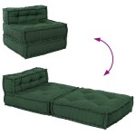 vidaXL Puf modular verde 70x70x54 țesătură vidaXL Puf modular verde 70x70x54 țesătură