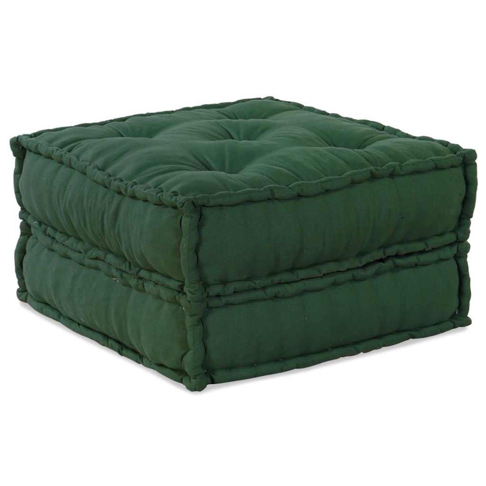 vidaXL Puf modular verde 70x70x36 țesătură