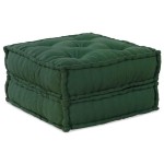 vidaXL Puf modular verde 70x70x36 țesătură