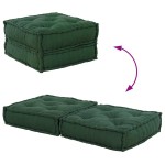 vidaXL Puf modular verde 70x70x36 țesătură