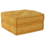 vidaXL Unitatea de sofa modulară galben 70x70x36 țesătură