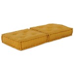 vidaXL Unitatea de sofa modulară galben 70x70x36 țesătură