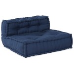 vidaXL Pouf Modular Indigo 70x70x54 Material vidaXL Pouf Modular Indigo 70x70x54 Material