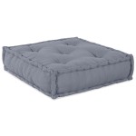 vidaXL Pernă Gri 70 x 70 x 54 cm Poliester vidaXL Pernă Gri 70 x 70 x 54 cm Poliester