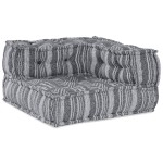 vidaXL Pouf Modular Gri, 70x70x54 cm