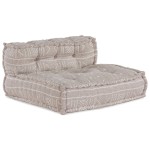 vidaXL Pouf modular maro deschis 70x70x54 din material vidaXL Pouf modular maro deschis 70x70x54 din material