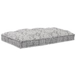 vidaXL Perna pentru canapea palet Gri deschis 120 x 80 x 12 cm