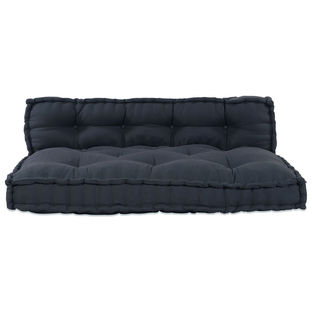 vidaXL Perna pentru canapea Pallet 2 pcs Antracit Standard Bumbac
