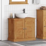 vidaXL Unități de vanitate pentru baie maro miere 67.5 x 34 x 59 cm vidaXL Unități de vanitate pentru baie maro miere 67.5 x 34 x 59 cm