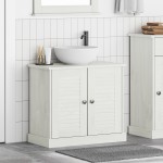 vidaXL Cabinet pentru chiuvetă "VIGO" cu uși, 67.5x34x59 cm, făcut din lemn de pin masiv. vidaXL Cabinet pentru chiuvetă "VIGO" cu uși, 67.5x34x59 cm, făcut din lemn de pin masiv.