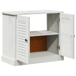 vidaXL Cabinet pentru chiuvetă "VIGO" cu uși, 67.5x34x59 cm, făcut din lemn de pin masiv. vidaXL Cabinet pentru chiuvetă "VIGO" cu uși, 67.5x34x59 cm, făcut din lemn de pin masiv.