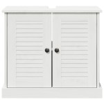 vidaXL Cabinet pentru chiuvetă "VIGO" cu uși, 67.5x34x59 cm, făcut din lemn de pin masiv. vidaXL Cabinet pentru chiuvetă "VIGO" cu uși, 67.5x34x59 cm, făcut din lemn de pin masiv.