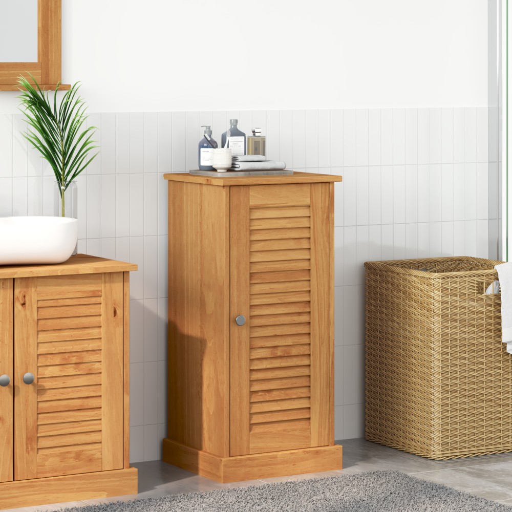 vidaXL Dulap de baie "VIGO" 37x34x80 cm din lemn masiv de pin