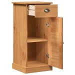 vidaXL Cabinet de baie "VIGO" cu sertar 37x34x80 cm Lemn masiv de pin
