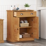 vidaXL Dulap de Baie cu depozitare VIGO maro miere 67.5 x 34 x 80 cm