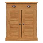 vidaXL Dulap de Baie cu depozitare VIGO maro miere 67.5 x 34 x 80 cm