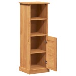 vidaXL Dulap de Baie cu depozitare VIGO maro miere 37 x 34 x 110 cm