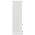 vidaXL Dulap de Baie Alb 37 x 34 x 110 cm Lemn masiv de pin vidaXL Dulap de Baie Alb 37 x 34 x 110 cm Lemn masiv de pin