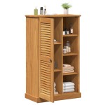 vidaXL Dulap de Baie cu depozitare VIGO maro miere 67.5 x 34 x 110 cm