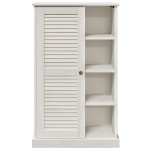 vidaXL Dulap de Baie Alb 68 x 34 x 110 cm Lemn masiv de pin vidaXL Dulap de Baie Alb 68 x 34 x 110 cm Lemn masiv de pin