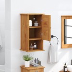 vidaXL Dulap Bathroom Montat pe Perete maro miere 37 x 34 x 71.5 cm vidaXL Dulap Bathroom Montat pe Perete maro miere 37 x 34 x 71.5 cm