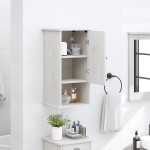 vidaXL Dulap Bathroom Montat pe Perete Alb 37 x 34 x 71.5 cm vidaXL Dulap Bathroom Montat pe Perete Alb 37 x 34 x 71.5 cm