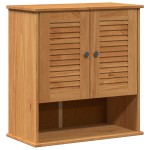 vidaXL Cabinet de baie montat pe perete cu depozitare Culoare Miel vidaXL Cabinet de baie montat pe perete cu depozitare Culoare Miel