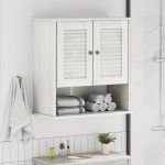 vidaXL Cabinet de baie montat pe perete Alb 67.5 x 34 x 71.5 cm vidaXL Cabinet de baie montat pe perete Alb 67.5 x 34 x 71.5 cm