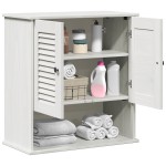 vidaXL Cabinet de baie montat pe perete Alb 67.5 x 34 x 71.5 cm vidaXL Cabinet de baie montat pe perete Alb 67.5 x 34 x 71.5 cm