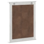 vidaXL Oglindă cu oglindă Alb 55.5 x 5 x 70 cm Lemn masiv de pin vidaXL Oglindă cu oglindă Alb 55.5 x 5 x 70 cm Lemn masiv de pin