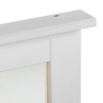 vidaXL Oglindă cu oglindă Alb 55.5 x 5 x 70 cm Lemn masiv de pin vidaXL Oglindă cu oglindă Alb 55.5 x 5 x 70 cm Lemn masiv de pin