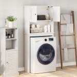 vidaXL Dulap pentru mașina de spălat VIGO Alb 72.5 x 27 x 161 cm vidaXL Dulap pentru mașina de spălat VIGO Alb 72.5 x 27 x 161 cm