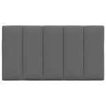 vidaXL Pernă pentru tăblie de pat, gri închis, 80 cm, material textil vidaXL Pernă pentru tăblie de pat, gri închis, 80 cm, material textil