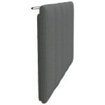vidaXL Pernă pentru tăblie de pat, gri închis, 80 cm, material textil vidaXL Pernă pentru tăblie de pat, gri închis, 80 cm, material textil