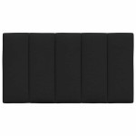 vidaXL Pernă pentru tăblie de pat, negru, 80 cm, material textil