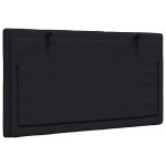 vidaXL Pernă pentru tăblie de pat, negru, 80 cm, material textil