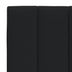 vidaXL Pernă pentru tăblie de pat, negru, 80 cm, material textil