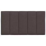 vidaXL Pernă pentru tăblie de pat maro închis, 80 cm, material textil vidaXL Pernă pentru tăblie de pat maro închis, 80 cm, material textil