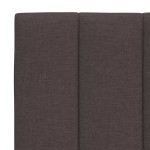vidaXL Pernă pentru tăblie de pat maro închis, 80 cm, material textil vidaXL Pernă pentru tăblie de pat maro închis, 80 cm, material textil