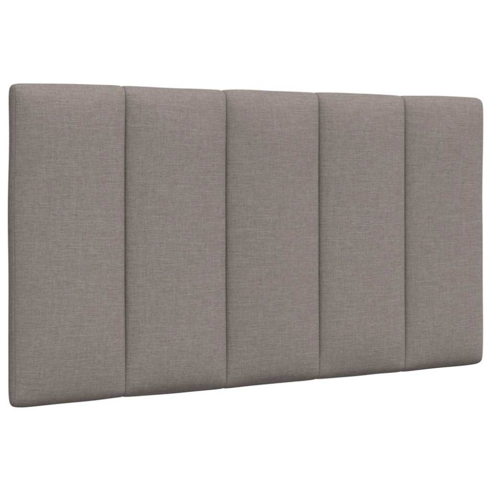 vidaXL Pernă pentru tăblie de pat, gri taupe, 80 cm, material textil