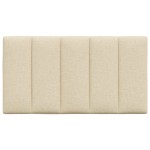 vidaXL Pernă pentru tăblie de pat, crem, 80 cm, material textil