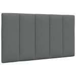 vidaXL Pernă pentru tăblie de pat, gri închis, 90 cm, material textil vidaXL Pernă pentru tăblie de pat, gri închis, 90 cm, material textil