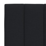 vidaXL Pernă pentru tăblie de pat, negru, 90 cm, material textil