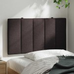 vidaXL Pernă pentru tăblie de pat maro închis, 90 cm, material textil vidaXL Pernă pentru tăblie de pat maro închis, 90 cm, material textil